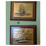 Nautical Wood-Framed Artwork