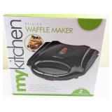 MyKitchen Belgian Waffle Maker New in Box