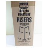 Utopia Bedding Adjustable Furniture Risers