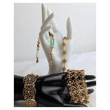 A Collection of Vintage Gold-Tone and Faux Pearl C