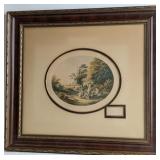 Le Blond and Co. Baxter-Process Oval Color Print,