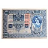 Austro-Hungarian 1000 Kronen Banknote Dated Januar