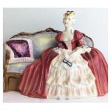 A Royal Doulton Bone China Figurine Belle O' The B