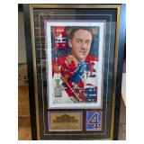 Framed Jean Beliveau Limited Edition Commemorative