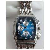 Swiss Hunter Tonneau-Shaped Chronograph Wristwatch