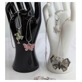 A Collection of Silver-Tone Costume Jewellery Anim