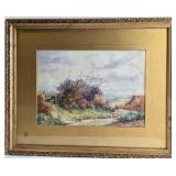 B.F. Climie (1924), A Watercolour Landscape DepiKT