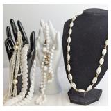 A Collection of Mid-20th Century White and Gold-To
