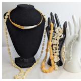 A Group of Vintage Costume Jewellery Necklaces