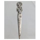 Norwegian .830 Silver Prillarguri Letter Opener by