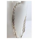 Sterling Silver Marine Link Bracelet, MJI Italy