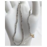 Natural Diamond Bead Necklace