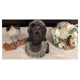 Frank Schirman Black Coral Bust & Berkeley Designs