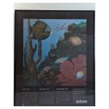 1991 3-Month Calendar Poster