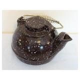 Japanese Speckled Glaze Ceramic Teapot