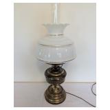 Electrified Hurricane-Style Table Lamp