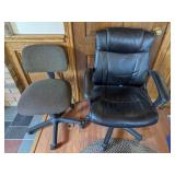 Two Various Office Swivel Chairs