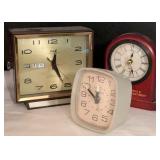 Table & Alarm Clocks Including Sabra & Westclox Mo