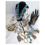 Costume Jewelry, Zippo Rule & Wristwatches