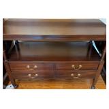 Gibbard Mahogany Finish Drop-Leaf Server