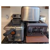T-fal Deep Fryer and a Hamilton Beach Toaster