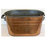 Antique Oval Copper Laundry Boiler