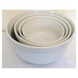 Oneida Tom's Diner Porcelain Nesting Mixing Bowls