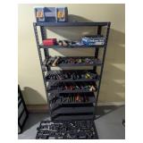 Hand Tools with Metal Shelving