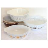 VTG Pyrex Mixing Bowls & Casserole Dishes