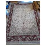 Machine-Made Persian Style Floral Area Rug
