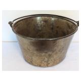 Antique Spun Brass Kettle