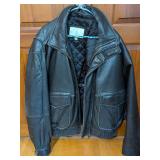 London Fog Genuine Leather Bomber