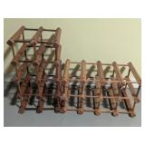 VTG Lattice-Style Wood Wine Racks