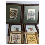 Hummel Prints & Needlepoint Artworks
