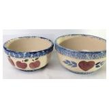 Country Ceramic Mixing Bowls