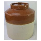 Glaze Stoneware Storage Crock
