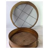 Antique Bentwood Sieves