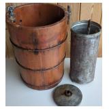 Antique Hand-Crank Ice Cream Maker