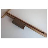 Antique Wood & Metal Jab Seed Planter