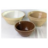 Stoneware Mixing Bowls