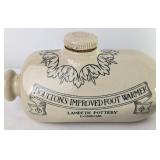 Doulton Lambeth Stoneware Foot Warmer