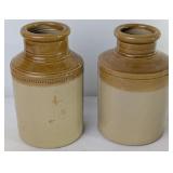 20th Century Glazed Stoneware Jars