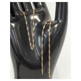 10K Gold Singapore-Link Chain Necklace