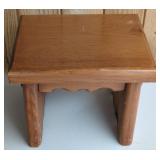 VTG Wood Footstool