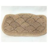 Mid-20th Century Faux Pearl Beaded Evening Clutch