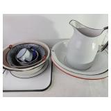 Enamelware Kitchen & Utility Items