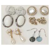 VTG Costume Jewellery Earrings