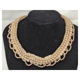 VTG Bib Costume Necklace
