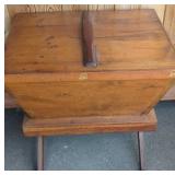 Antique Wood Dough Bin