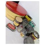 VTG Kitchen & Apothecary Advertising Tins